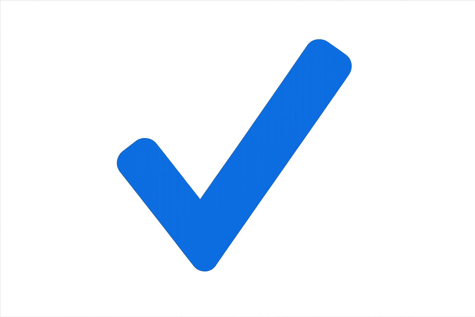 Create me a blue tick in png