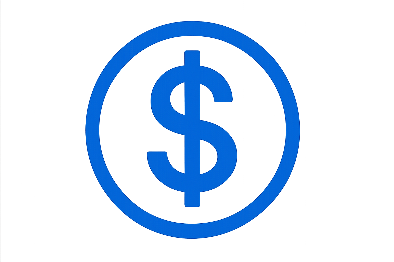 Create me a currency icon in blue color png