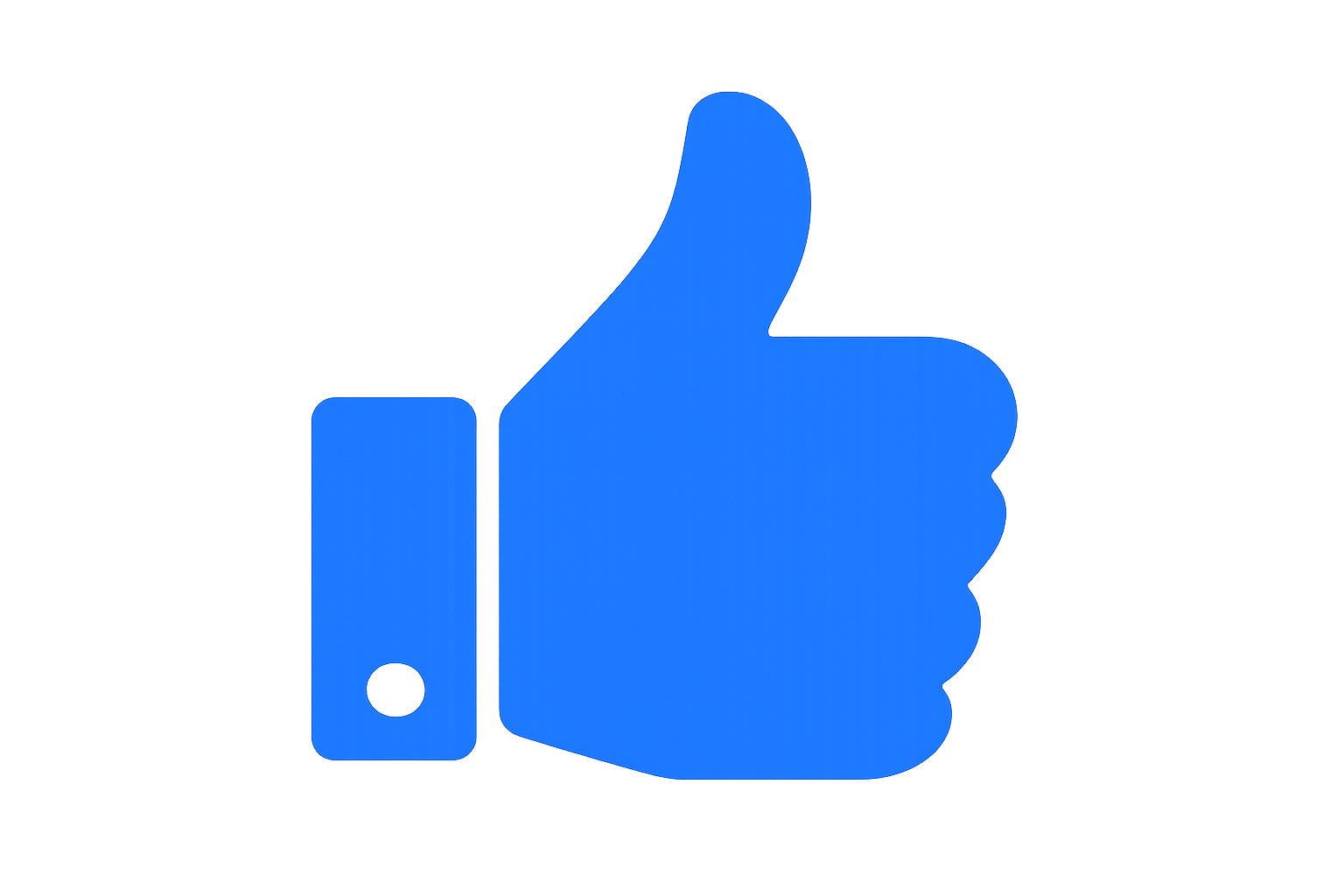Create me a like icon blue in png